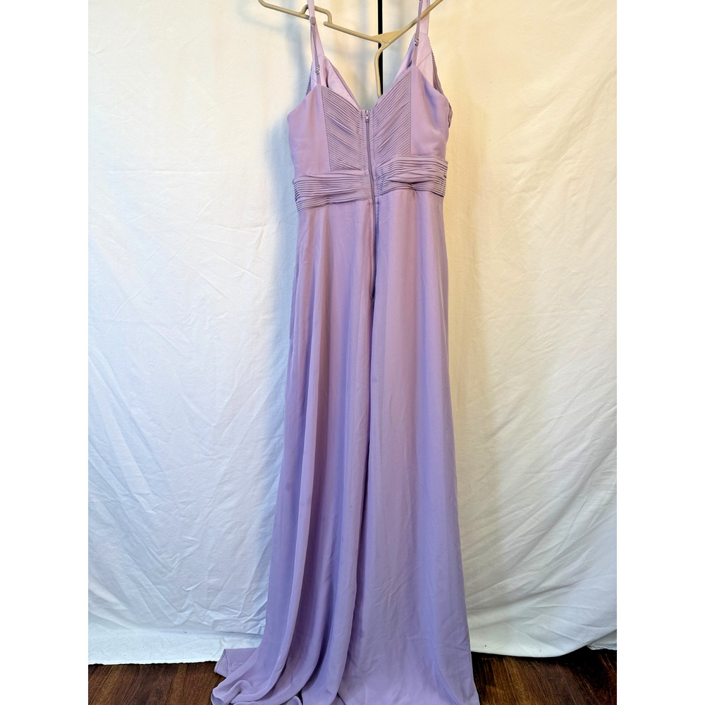 Prom Dress Long Formal Lilac Lavender Evening Gown Birdy Grey Bridesmaid Small - Picture 3 of 10